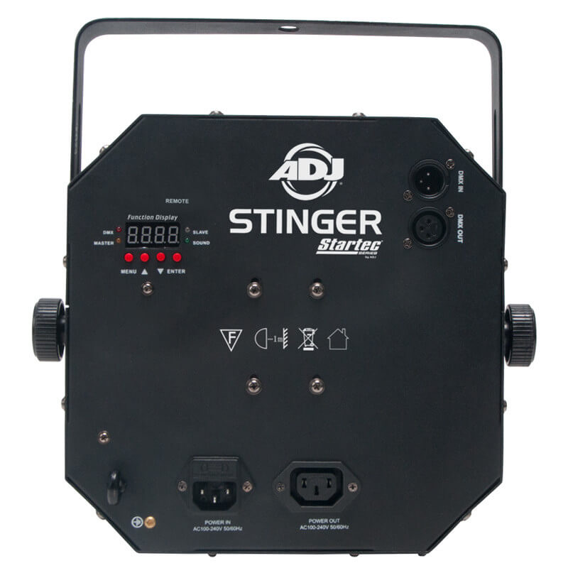 Adj stinger efecto de iluminación 3 en 1 con 6 leds de 5w