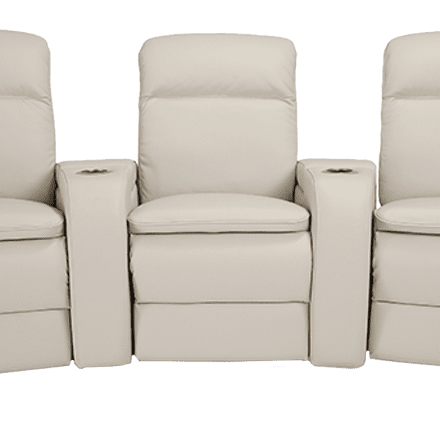 3 sillones reclinables vertex eléctrico tipo cine de piel con led y porta  vasos varios colores marca palliser